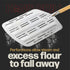 Hans Grill Pizza Peel PRO for XL Pizza 12 Inch+, Professional Non-Stick Paddle for Launching and Retrieving Pizzas