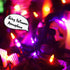 YAOZHOU 30LED 8 9.9Ft (1PACK) Battery Powered Halloween String Lights, Orange and Purple Indoor with Black Gauze Timer