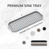 Silicone Sponge Holder 2 Pack, Waterproof Dish Soap Tray for Kitchen Sink, Multipurpose Organizer for Soap Dispenser