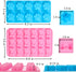 Silicone Molds Puppy Dog Paw and Bone Molds (6 PCS) for Baking, Chocolate, Candy, Jelly,Ice Cube Silicone Treat Molds