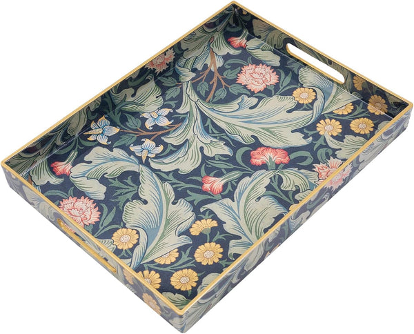 AGIOTA Coffee Table Trays for Living Room Serving Tray with Handles, Modern