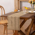 Summer 36 Inches Niviy Burlap Boho Table Runner for Home Decor Long, Easter Modern Farmhouse Decor Rustic Small Macrame