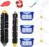 LOVECO Replacement Parts Kit for iRobot Roomba 600 Series, 3 Filter, 3 Side Brush, 1 Pairs Bristle and Flexible Beater