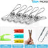 Heavy Duty Wire Clothes Pins 40 Pack, Stainless Steel Clothes Pegs for Hanging Clothes, 1.8mm Diameter 6cm Long