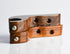 Handmade Wooden Curtain Rod Brackets with Round Finials, Natural Rosewood, Home Accessories for Window Treatment