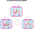 KK CRAFTS Cute Insulated Lunch Box for Kids, Girls Boys Toddlers, Small Sequin Rainbow Unicorn