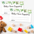 50 Baby Shower Name Suggestion Cards, Greenery Design for Baby Shower Games, 3.5 x 2 Inches