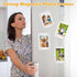 12 Packs Acrylic Fridge Magnetic Picture Frame Magnetic Polaroid Frames for Photos Instax Mini Frame Clear 2.36 x 3.54 Inch by COYMOS