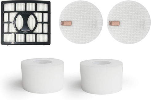 Fette Filter Vacuum Filters for Shark APEX AX912 QU922Q DuoClean Vacuums, HEPA and Foam & Felt Filters