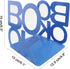 Blue Book Style Nonskid Art Bookends for Home Office