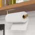1 Pack) Paper Towel Holder Under Cabinet, Self-Adhesive,No Drilling, Stainless Steel, Wall-Mounted for Kitchen