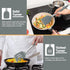 P&P CHEF Kitchen Utensils Set, 4Pcs Silicone Cooking Spatulas, Heat-proof Turner Spoon, Dishwasher Safe, Grey