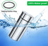 TecQach 3-Pack,Airtight Portable Aluminum Storage Jar Smell Proof Container, Metal Waterproof Small Bottle Multipurpose