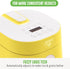 GreenLife 4-Cup Digital Rice Cooker, PFAS & PFOA-Free Removable Ceramic Pot, Healthy Cooking, Yellow
