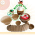 qiqee 1000pcs Natural Cupcake Liners, Food Grade Baking Cups, Standard Size Muffin Liners with No Smell