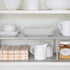 HooTown Refrigerator Shelf Liner and Drawer Mats, Non Slip EVA Plastic Washable Waterproof Pads, Clear
