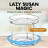 Clear Lazy Susan Organizer, Rotating Makeup Organizer for Vanity, Spice Rack Kitchen Cabinet Organizers and Storage