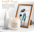 Pavilion Light Your Way Memorial Ceramic Vessel - 100% Soy Wax Candle, "In Remembrance Of My Mother's Eternal Light And