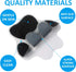 Mudder 20 Pcs Non Slip Bathtub Stickers, Shower Floor Safety Adhesive Paw Decals for Tubs, Anti Slip Applique