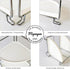 FSyueyun 2-Tier Corner Bathroom Counter Organizer, Tool-less Installation Vanity Shelf for Skincare, Makeup Tray