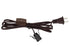 Creative Hobbies Single Light Replacement Clip in Lamp Cord, 6 Foot Brown for Christmas Village House, Pumpkin Lights