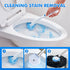 Wizia 40 Count Disposable Toilet Brush Refills - Compatible with Most Toilet Brushes, Easy Cleaning Toilet Bowl Sponge