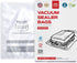 ForJars Vacuum Sealer Bags, Pre-Cut Size 6x9, Pack of 100 for Food Storage & Sous Vide Cooking, Ideal for Home &