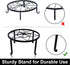 4 Pack yosager Metal Plant Stands for Flower Pot, Heavy Duty Black Iron Potted Stand Holder, Indoor Outdoor Rustproof