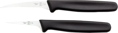 Mercer Culinary Thai Fruit Carving Knife Set - 2 Inch & 2.5 Inch with Black Handles