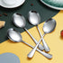 Kyraton Serving Spoons Set of 4, Stainless Steel Solid Serving Utensils, Serving Set Packing