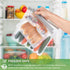 SPLF 12 Pack Dishwasher Safe Reusable Storage Bags, Extra Thick Freezer Bags, Leakproof Silicone and Plastic Free