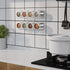 Set 16 4 Wall-Plates,100 Stickers,2 3 oz Vetacsion of Magnetic Spice Tins with Metal Preprinted Seasoning Label Styles