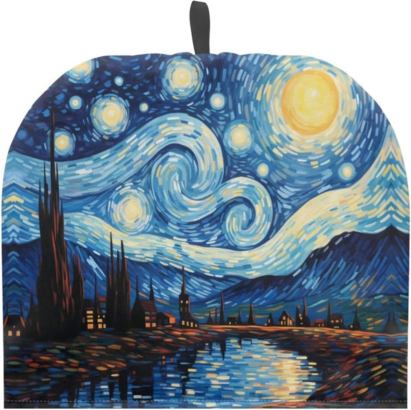 Hudotybom Starry Night Tea Cozy, Insulated Large Teapot Cover to Keep Warm, Machine Washable Kitchen Home Decorations