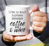 Retreez Funny Mug - Life is What Happens Between Coffee & Wine, 11 Oz Ceramic Coffee Mugs, Funny Birthday Gifts