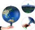 Gejoy 10 Pack 22 Inch Inflatable Earth Globe Balloons with 2 Rolls Ribbons for Bon Voyage Party Decor