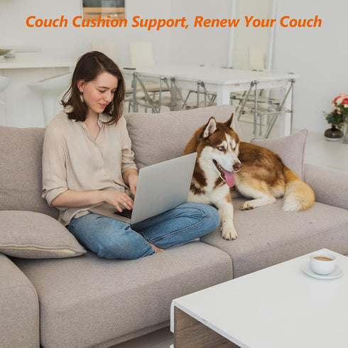 RA RUNNING ALIEN Seat,20"X20"X2" 40D Set 1 Couch Cushion Support for Sagging Curved High Density Foam Cushion,Sagging