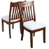 Stretch Chair Seat Covers 4 PCS, Removable Washable Anti-Dust Dining Room Cushion Slipcovers (White)