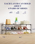 Closet, 36.2" 2 Kitsure Shoe Rack - Non-Woven Shoe Rack Shelf, Shoe Organizer for Entryway, Garage & Corridor