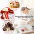 6 Inch Cake Pan Set of 2, E-Far Stainless Steel Round Layer Baking Pans with Parchment Rounds, Non-Toxic & Dishwasher