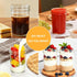 Datttcc 8oz, 24 Pack Mason Jars Canning jars, Half Pint Canning Jars with Regular Airtight Lids,Jelly Jars with Labels