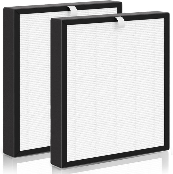 TZ-K2 True HEPA Filter Replacement for ToLife TZ-K2 Air Purifier, 2 Pack with 3-in-1 Filter