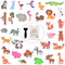 Secopad Non Slip Bathtub Stickers, 32 PCS Adhesive Kids Animals Anti Slip