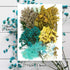 Vignee Real Dried Pressed Leaf Flowers, Colorful Daisies for Craft Resin Jewelry Making Art Craft DIY (Blue & Purple)
