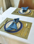 Navy Blue Cloth Napkins, 1-Dozen Solid Washable Fabric Set of 12, Perfect for Weddings, Parties, Holiday Dinner