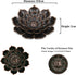 Incense Burner with Detachable Ash Catcher - 5 Incense Holes Stick Holder