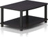 2-Tier 32 inch, 15.8 23.8 11, Furinno TURN-N-TUBE TV Riser Stand, Small Elevated No Tools TV Stand, TV Console for TV
