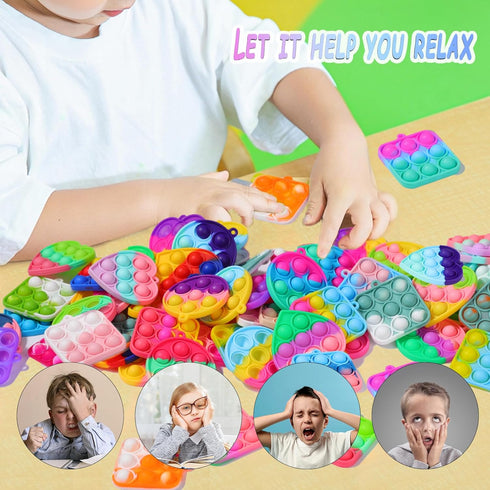 SINFOX 30PCS Party Favors for Kids,Bulk Fidget Toys, Birthday Party Toys, Small Classroom Prizes Box Fidgets Toys