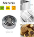 20 Pcs MINI Geometric Metal Cookie Cutters Set Fun Stainless Steel Biscuit Molds (Rectangular, Oval, Round, Square, Triangle) for Kitchen, Baking&Decorative Food, Kids, Christmas Holiday Party by 2WDECOR