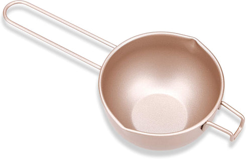Carbon Steel Chocolate Melting Pan, Nonstick Double Boiler Pot for Candy, Butter, and Cheese Making