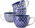 DOWAN Coffee Mugs Set of 4, 24 oz Large Coffee Mugs, Jumbo